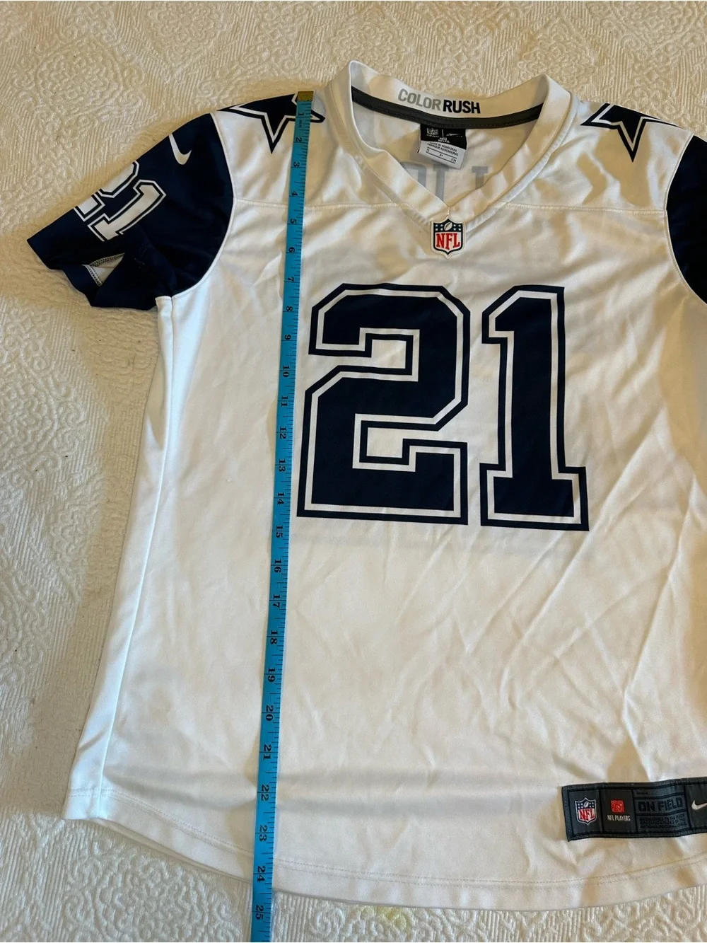 Dallas Cowboys Ezekiel Elliot White Small NFL Football Jersey Onfield Apparel S